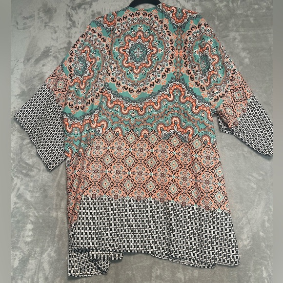 143 Story Open Front Long Cardigan Lightweight Boho Women’s Small - Picture 2 of 6